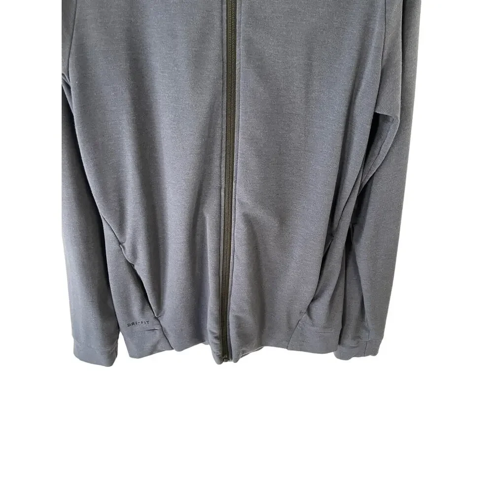 Nike‎ Men's Size Medium Blue Running Zip Up Soft Sweater